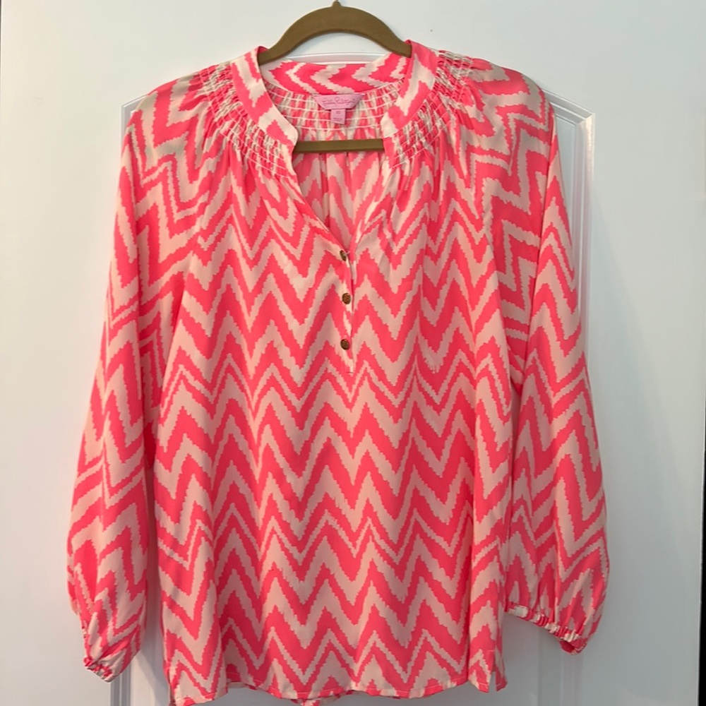 Lilly Pulitzer XS blouse pink